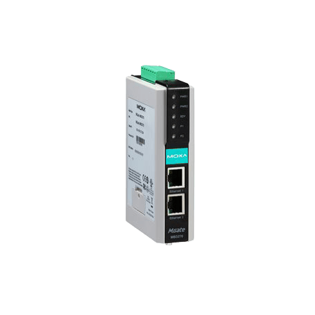 Moxa MGate MB3270 2埠 進階 Modbus 閘道器